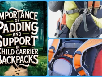 blog post featured image for importance of padding and support in child carrier hiking backpacks
